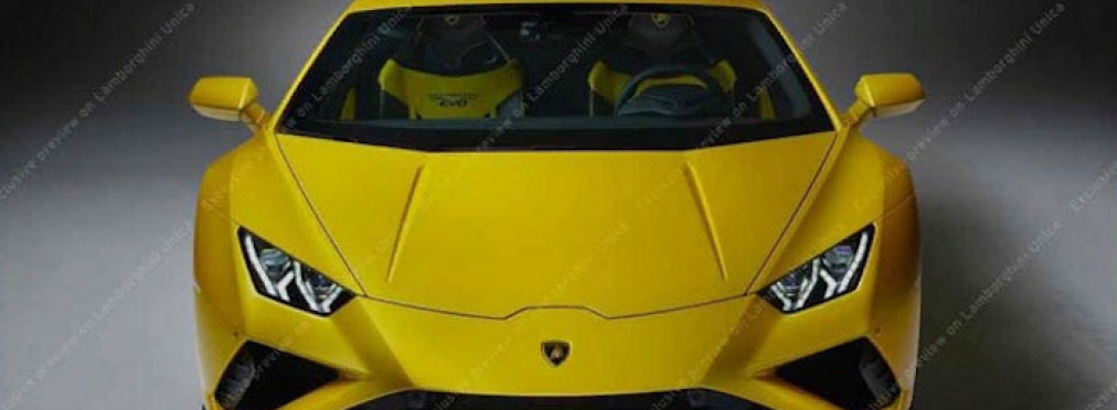 Заднеприводный Lamborghini Huracan Evo впервые показали на фото