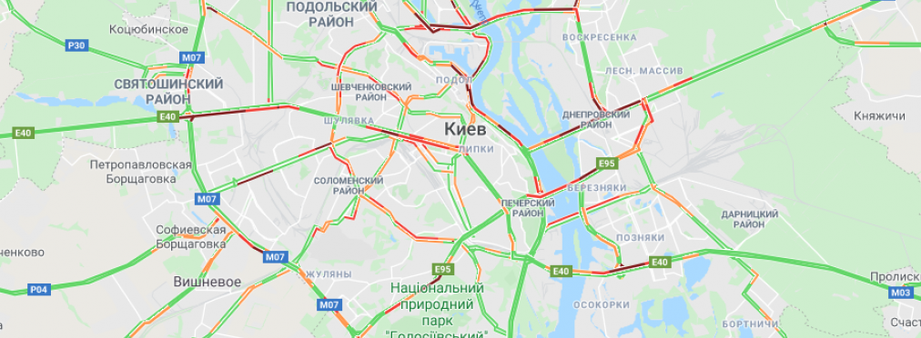 Без метро: Киев замер в пробках