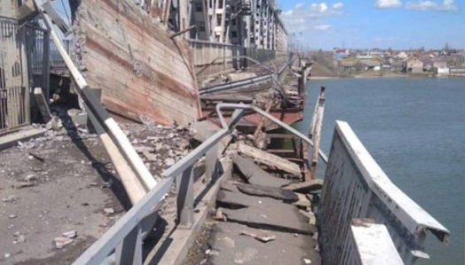 Оккупанты в пятый раз ударили по мосту через Днестровский лиман