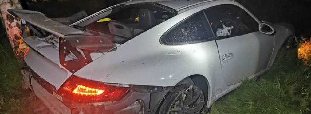Школьник умудрился разбить трековый спорткар Porsche
