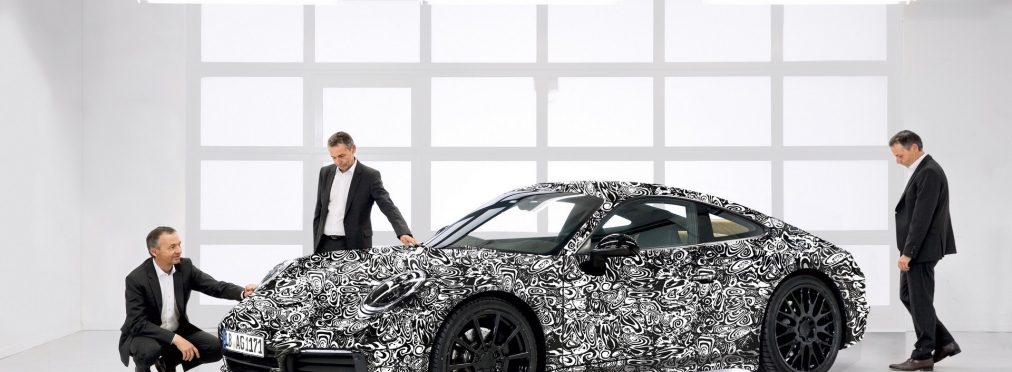 Немцы опубликовали первые изображения нового Porsche 911