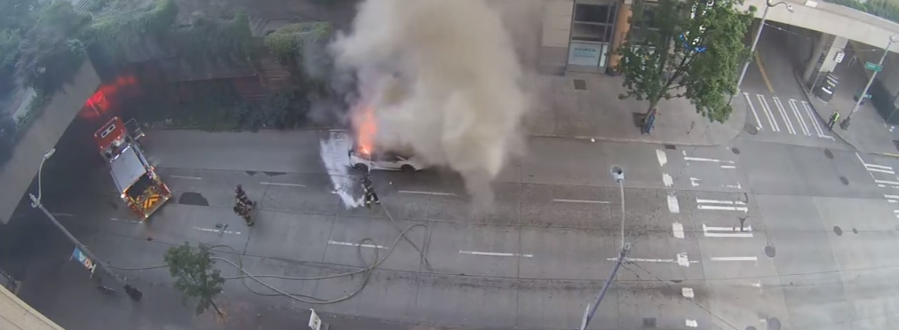 На это больно смотреть: Lamborghini выгорел дотла