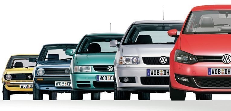 Вся история модели Volkswagen Polo в одном видеоролике