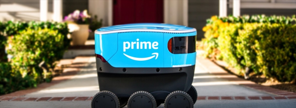 Amazon запустил синего робота для доставки товаров