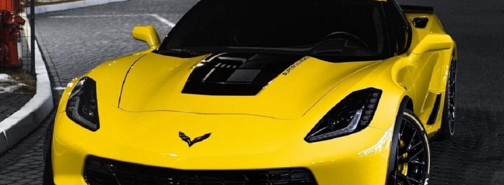 В Украине засняли сверхмощный Chevrolet Corvette