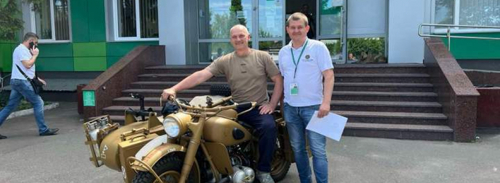 В Украине зарегистрировали раритетный мотоцикл BMW R75