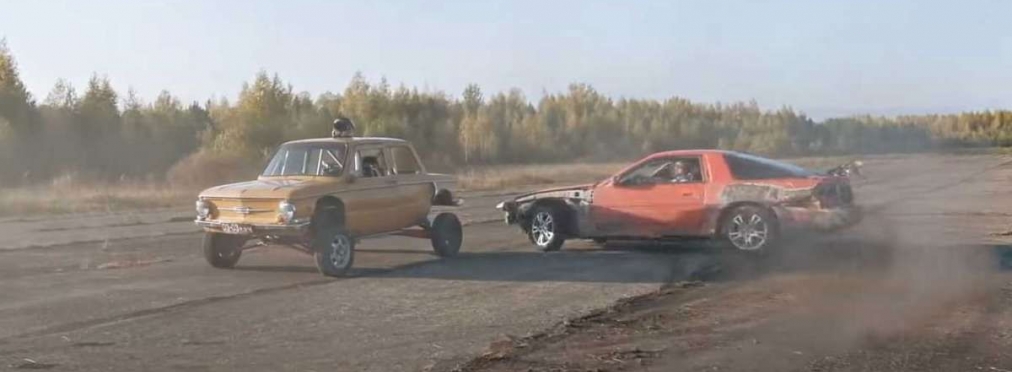 «Джимхана по-русски»: Toyota Supra против ЗАЗ-968