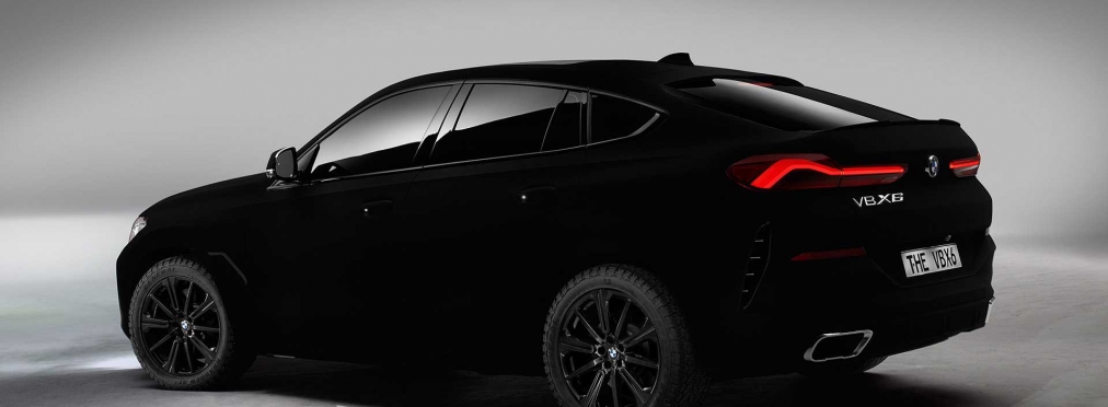 BMW показала самый черный X6