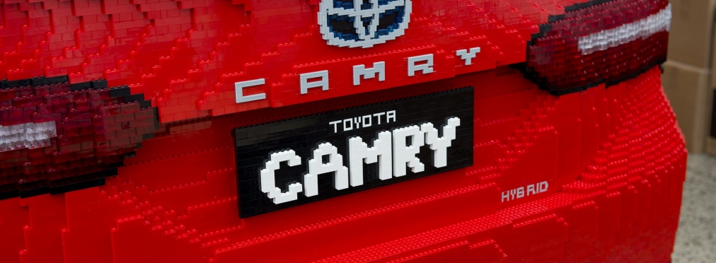 Полмиллиона кубиков Lego «превратились» в Toyota Camry