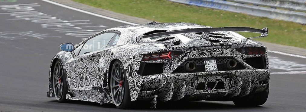 Сверхмощный Lamborghini Aventador SVJ показали на видео