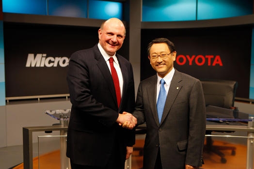 Toyota совместно с Microsoft разработают «умный» автомобиль