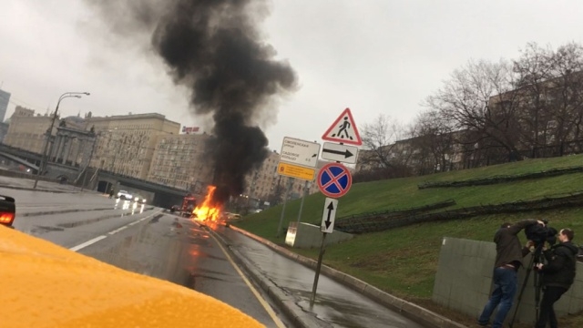 Водитель Maserati сгорел заживо
