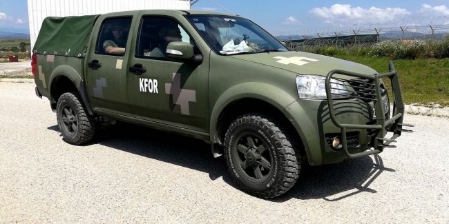 Украинские пикапы Богдан-2351 уже используют силы KFOR в Косово
