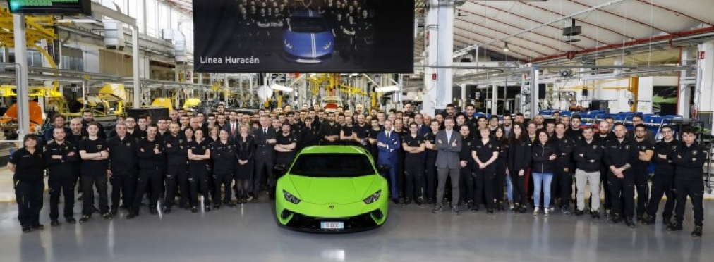 Lamborghini выпустила 10-тысячный Huracan