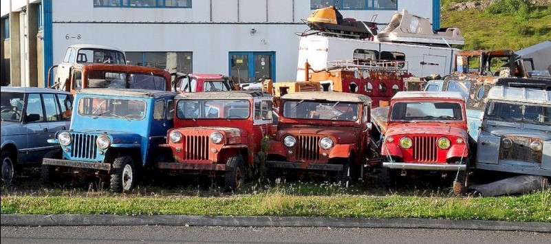 Холодные и раритетные: что скрывают автомобильные свалки Исландии
