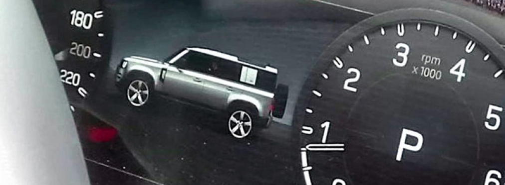 Первое фото: Land Rover Defender раскрыл себя сам