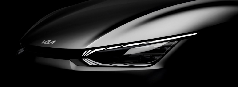 Kia показала модель EV6 на официальных тизерах (фото, видео)