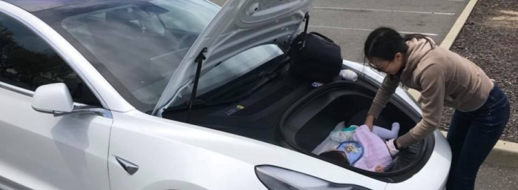 Необычное применение багажника Tesla