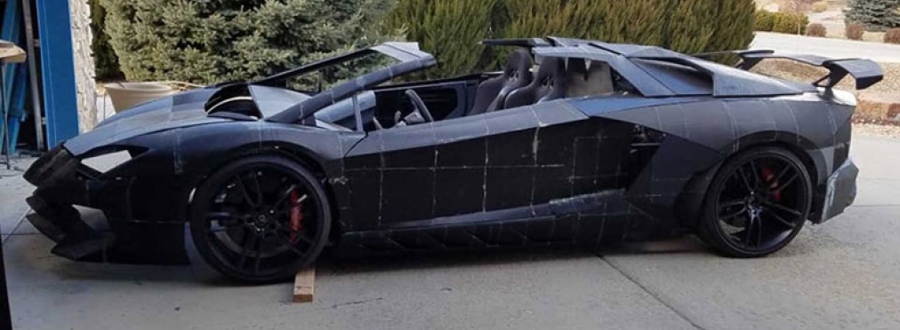 Lamborghini Aventador напечатали на 3D-принтере