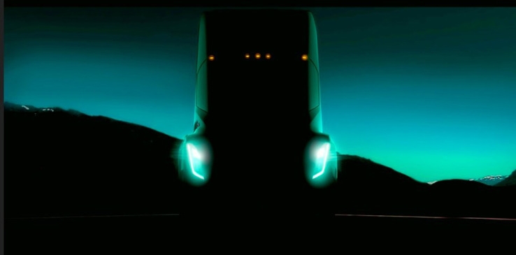 Tesla опубликовала новое изображение своего грузовика