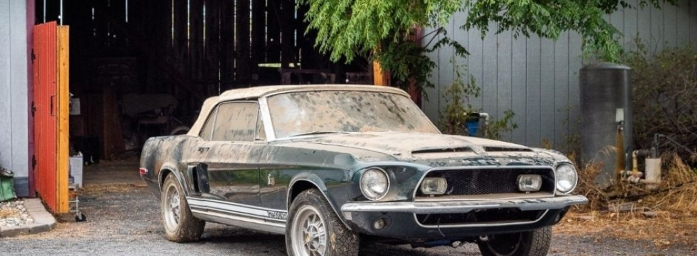 30 лет в сарае: в Калифорнии нашли редкий Ford Mustang стоимостью 125 000 долларов