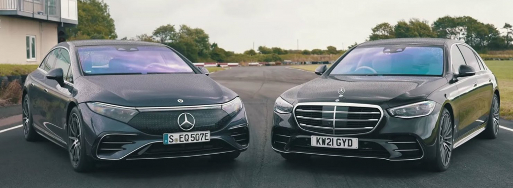 Бензиновый или электрический: Mercedes-Benz сравнили на треке (видео)