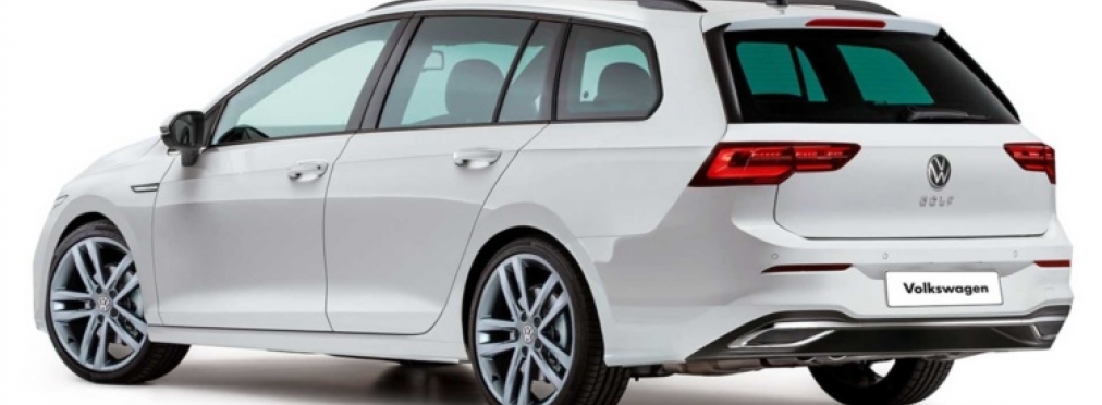 Опубликованы изображения нового Volkswagen Golf в кузове универсал