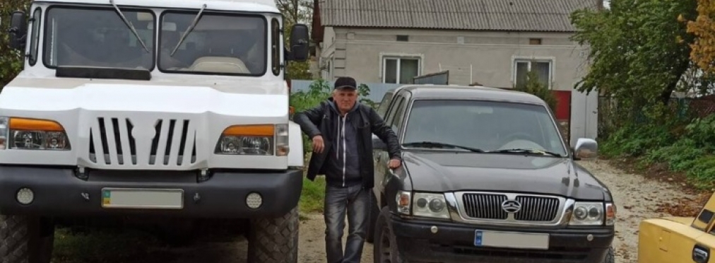 Украинец своими руками создал 5-тонный внедорожник «Украина»  
