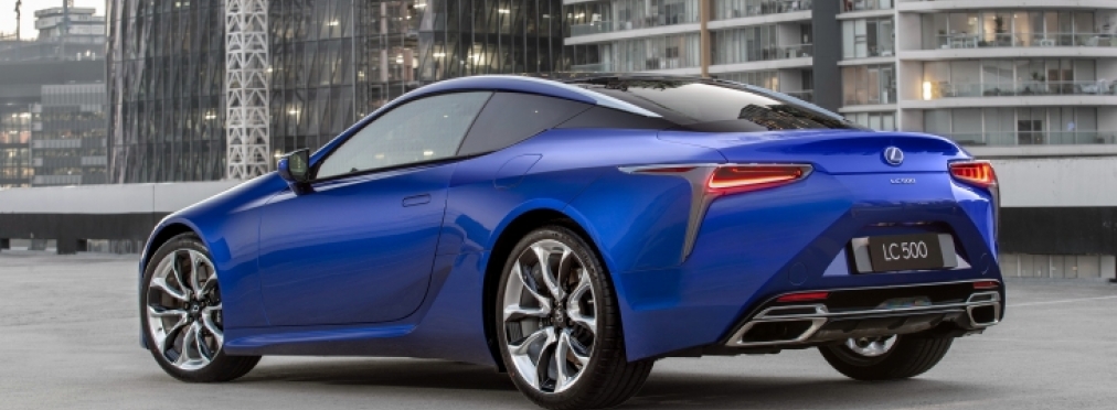 Купе Lexus LC обзавелось спецверсией Morphic Blue Limited Edition