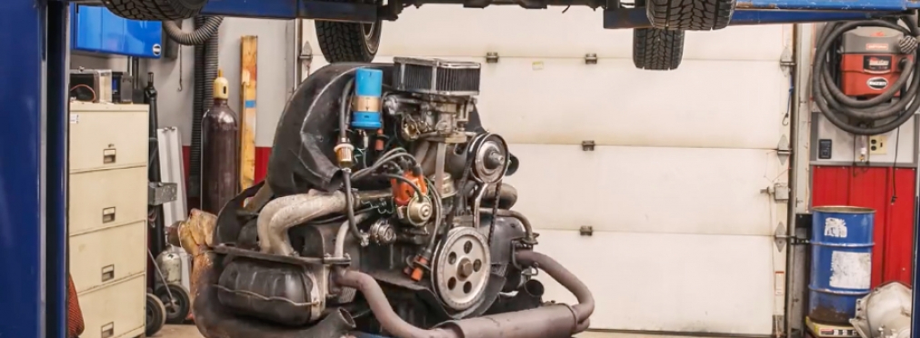 Переборку двигателя Фольксвагена «Жука» показали на видео