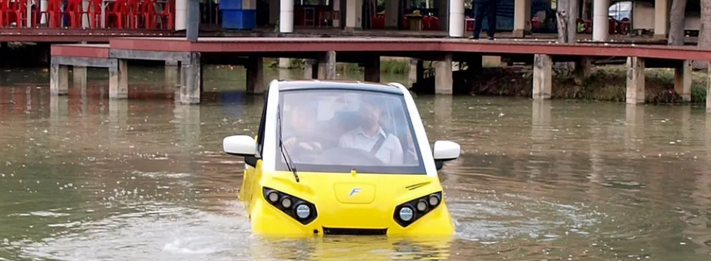 Электромобиль, который сможет ездить во время наводнений