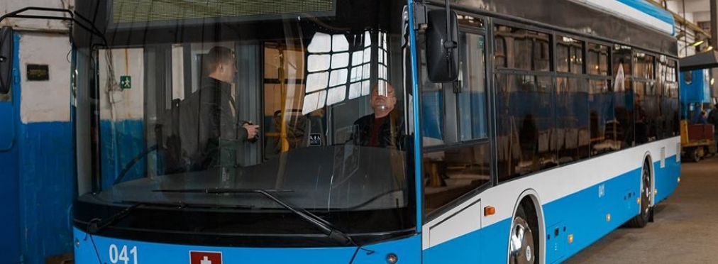 В Виннице построили инновационный троллейбус
