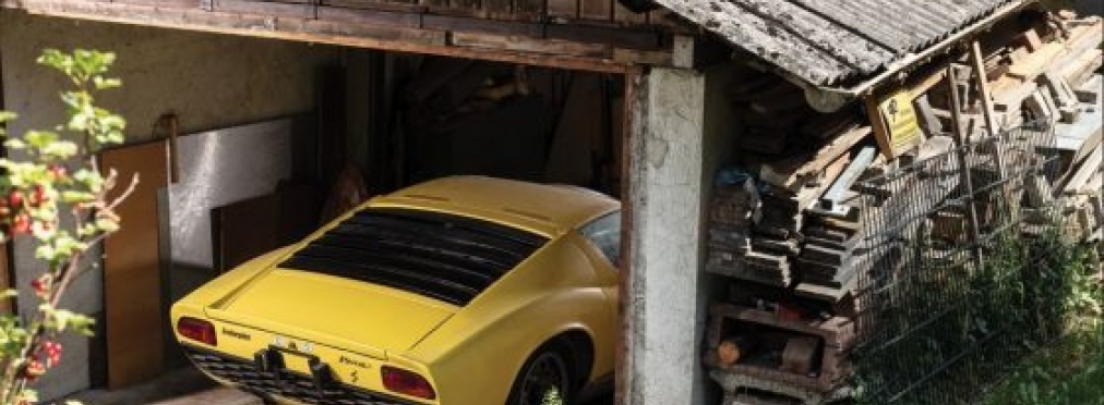 В продаже появится уникальная Lamborghini из заброшенного гаража