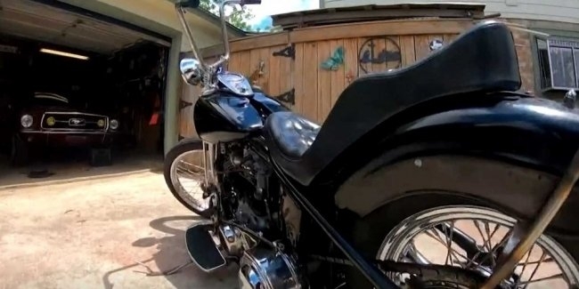 Украденный мотоцикл нашли спустя 48 лет