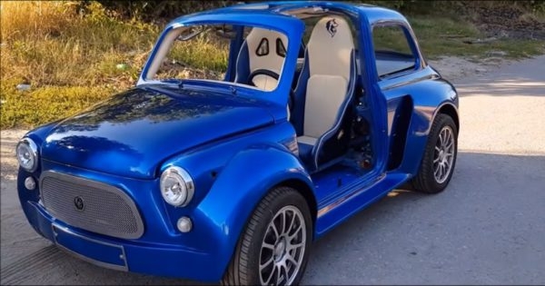 Умелец создал уникальное авто из «Запорожца» 