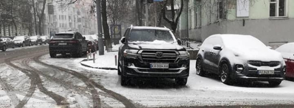 Председатель фракции «Слуга Народа» нарушил правила парковки и получил штраф (фото)