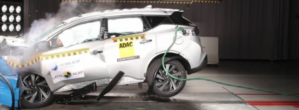 Nissan Murano «разбили в хлам» на краш-тесте