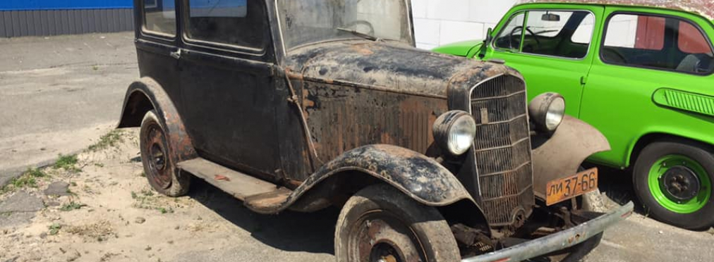 В Украине нашли редкий Opel довоенной эпохи (фото)