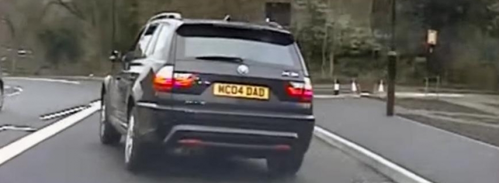 Безумную погоню за угнанным BMW показали на видео