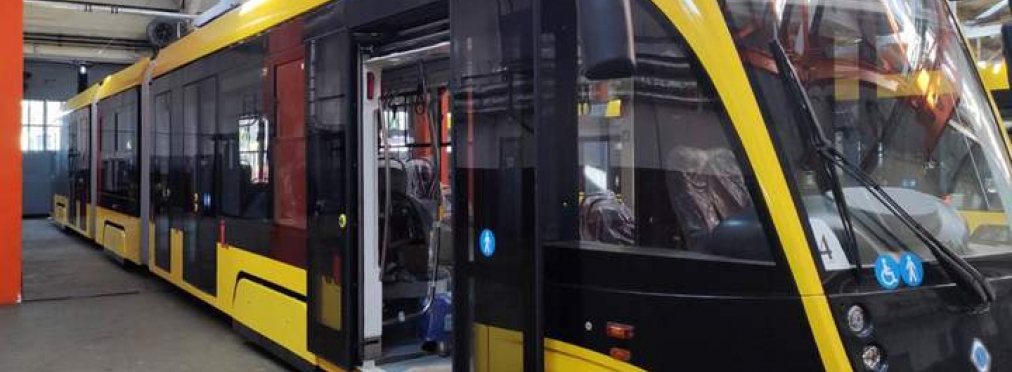 Киев получил новые трамваи украинского производства