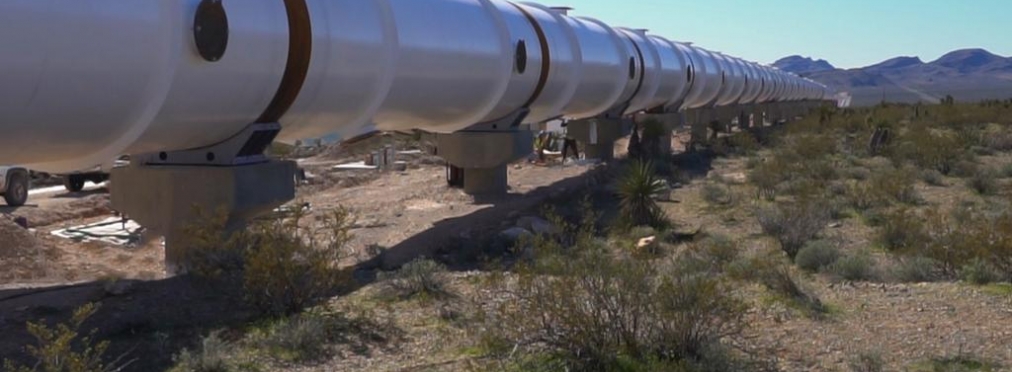 Свежее видео с испытаний Hyperloop