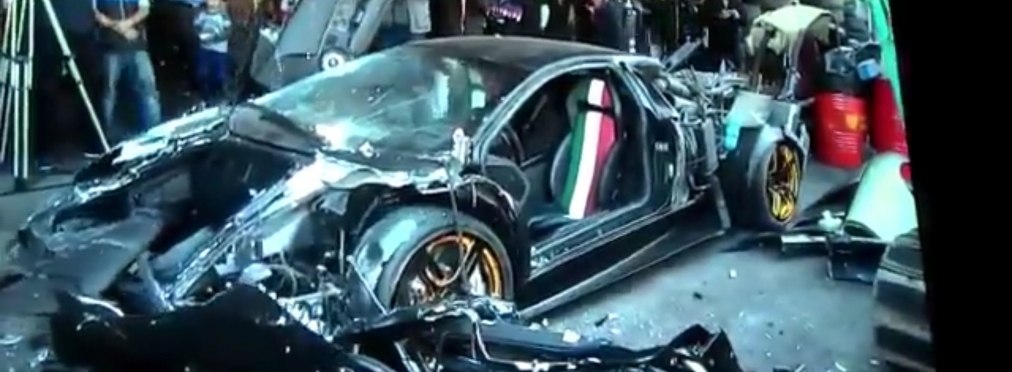 «Показательное» уничтожение Lamborghini