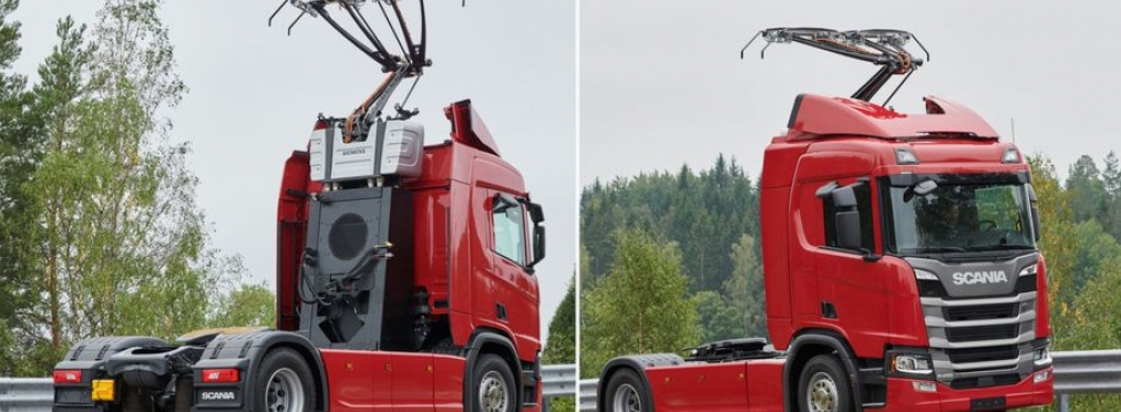 Гибридные грузовики Scania выйдут на электрифицированные дороги
