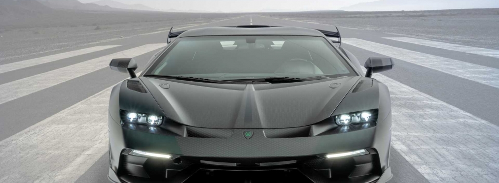 Тюнеры показали Lamborghini Aventador SVJ со «сплющенными» фарами