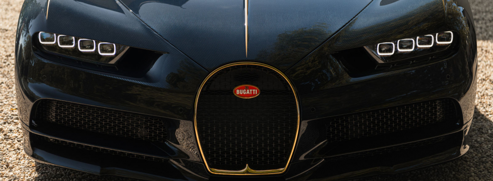 Bugatti Chiron украсили 24-каратным золотом