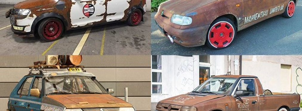 На фото показали самые ржавые автомобили Skoda в мире