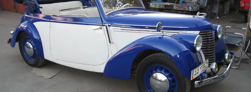 В Украине возродили автомбиль Skoda Popular 30-х годов прошлого века