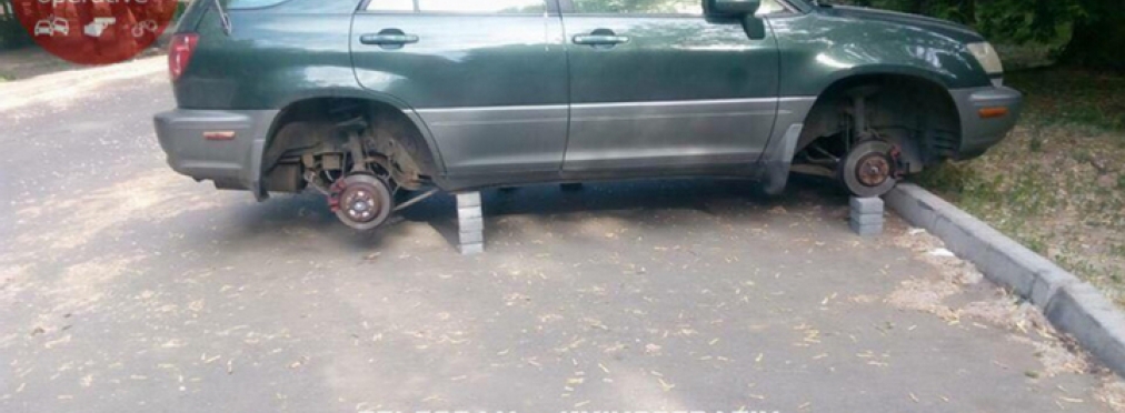 Полиция задержала вора, который воровал автомобильные покрышки в Киеве