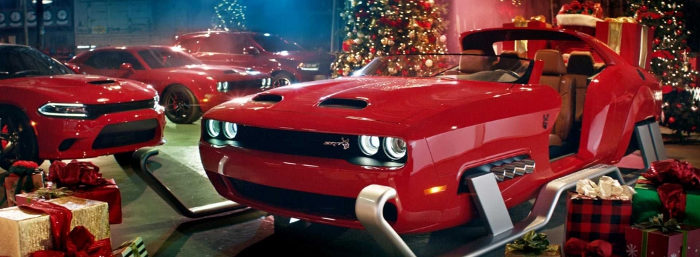 Видео: сани Санта-Клауса от Dodge с компрессорным V8