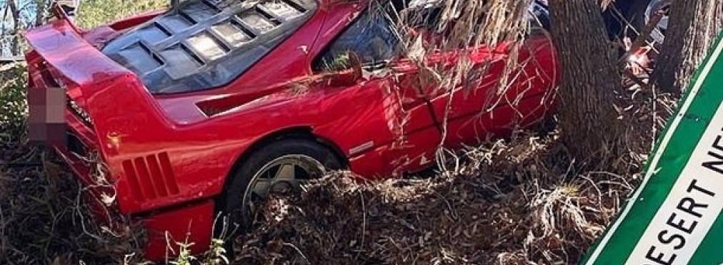 Водитель разбил Ferrari стоимостью свыше 2 миллиона долларов об дерево